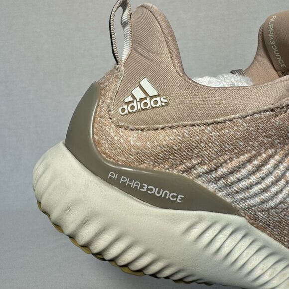 Adidas Alphabounce EM Women's Running Shoes Size 6.5 Ash Pearl Pink Beige Rose - Picture 8 of 16